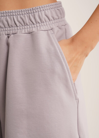Шорты хлопковые с необработанным краем STREET STYLE 4204/180 light grey (серый)