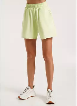 Шорти бавовняні з необробленим краєм STREET STYLE 4204/180 pistachio (зелений)