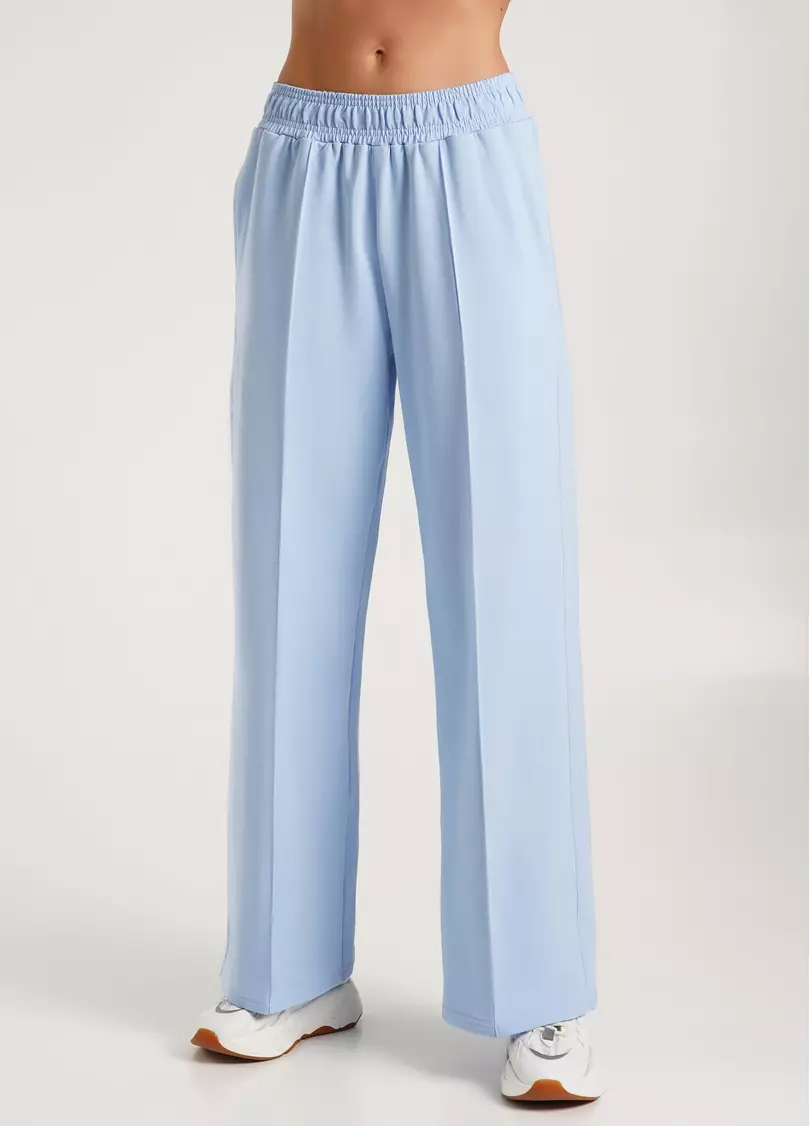 Спортивные штаны широкие STREET STYLE 4306/180 blue (голубой)