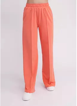 Спортивні штани широкі STREET STYLE 4306/180 dried carrot (помаранчевий)
