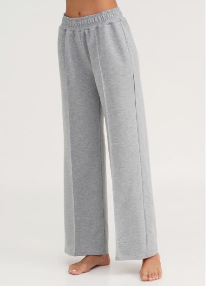 Спортивные штаны широкие STREET STYLE 4306/180 light grey melange (серый)