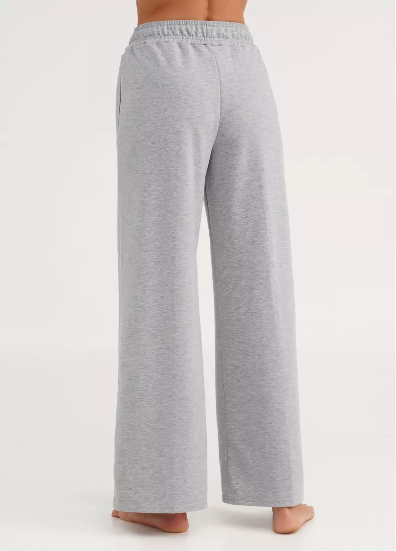 Спортивные штаны широкие STREET STYLE 4306/180 light grey melange (серый)