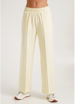 Спортивные штаны широкие STREET STYLE 4306/180 milk (желтый)