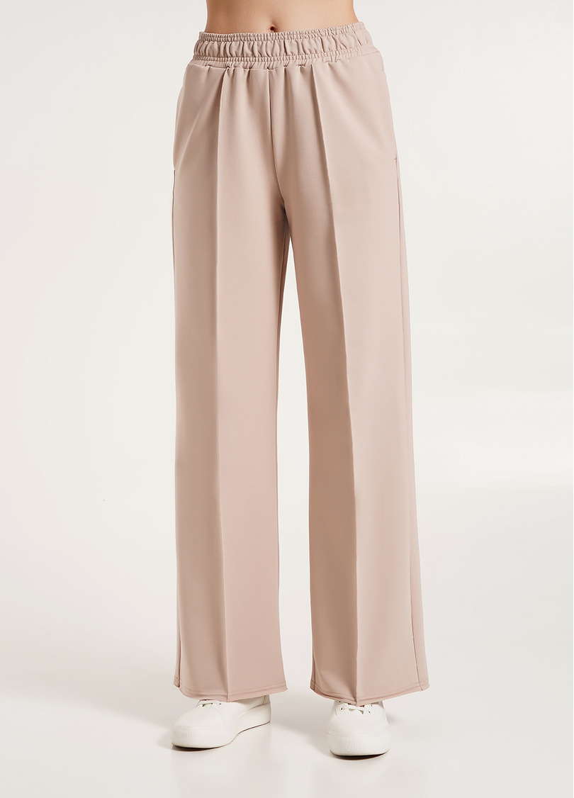 Спортивные штаны широкие STREET STYLE 4306/180 nude (бежевый)