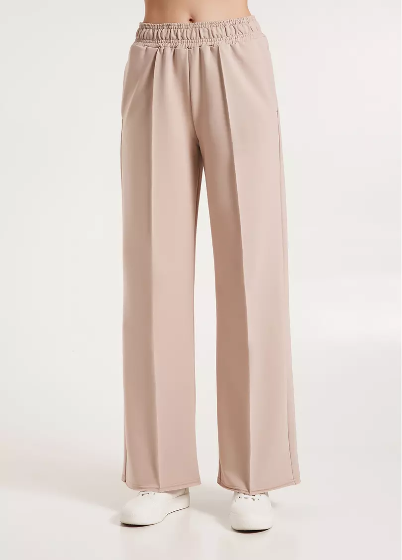 Спортивные штаны широкие STREET STYLE 4306/180 nude (бежевый)