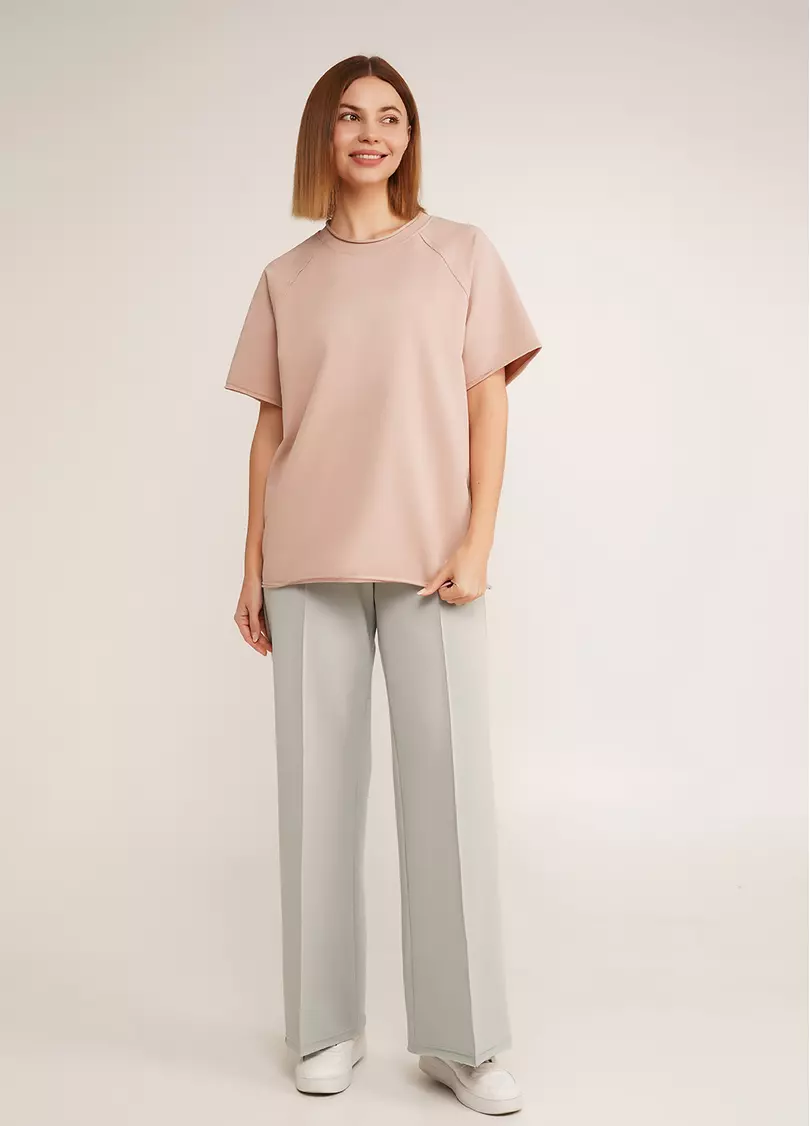 Спортивные штаны широкие STREET STYLE 4306/180 sage green (зеленый)