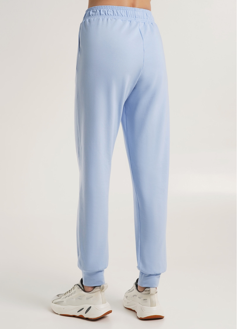 Штани з двохнитки на манжетах STREET STYLE 4322/180 blue (блакитний)