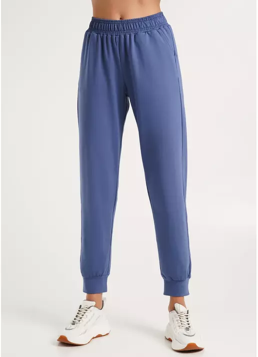 Штани з двохнитки на манжетах STREET STYLE 4322/180 navy (синій)