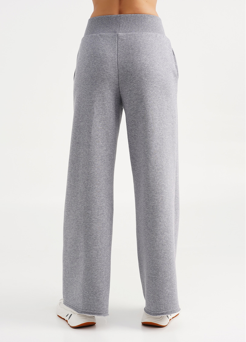 Широкі штани з необробленим краєм STREET STYLE 4326/160 grey melange (сірий)