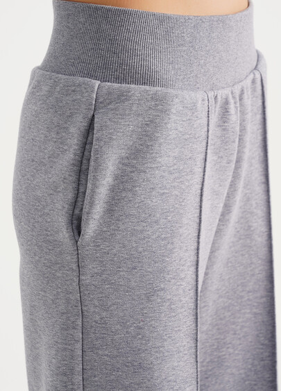 Широкие штаны с необработанным краем STREET STYLE 4326/160 grey melange (серый)