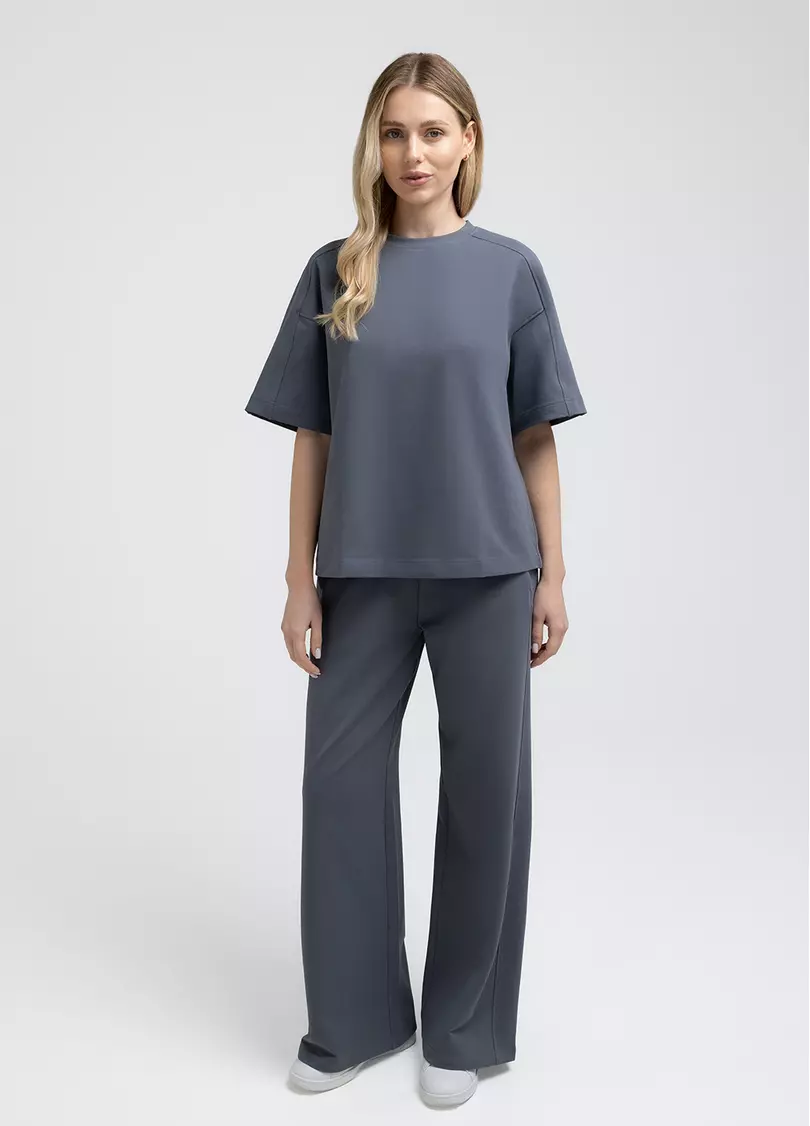 Штани бавовняні STREET STYLE 4336/180 dark shadow (сірий)
