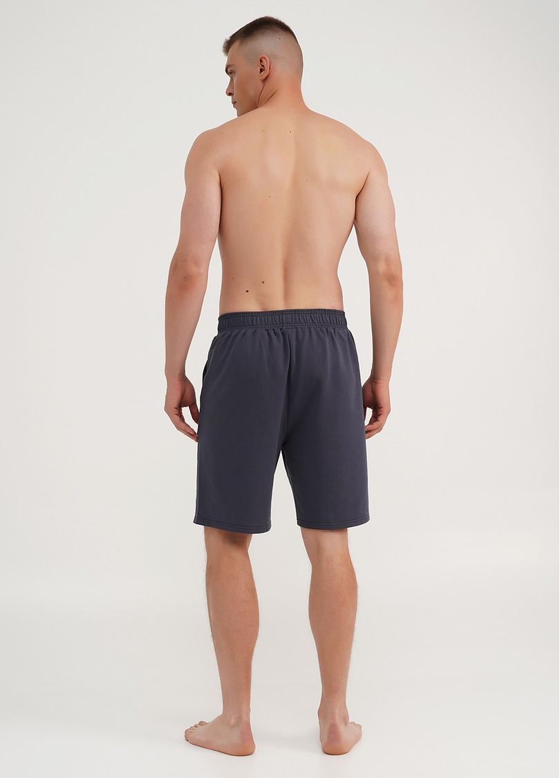 Чоловічі шорти з двонитки STREET STYLE 9001/180 graphite (сірий)