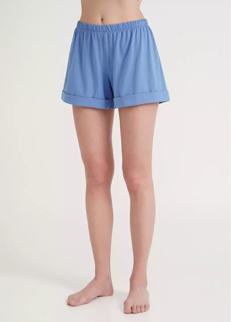 Шорты из хлопка с подворотами STRONG 4215/010 blue (голубой)