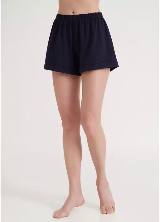 Шорти з бавовни з підворотами STRONG 4215/010 navy (синій)