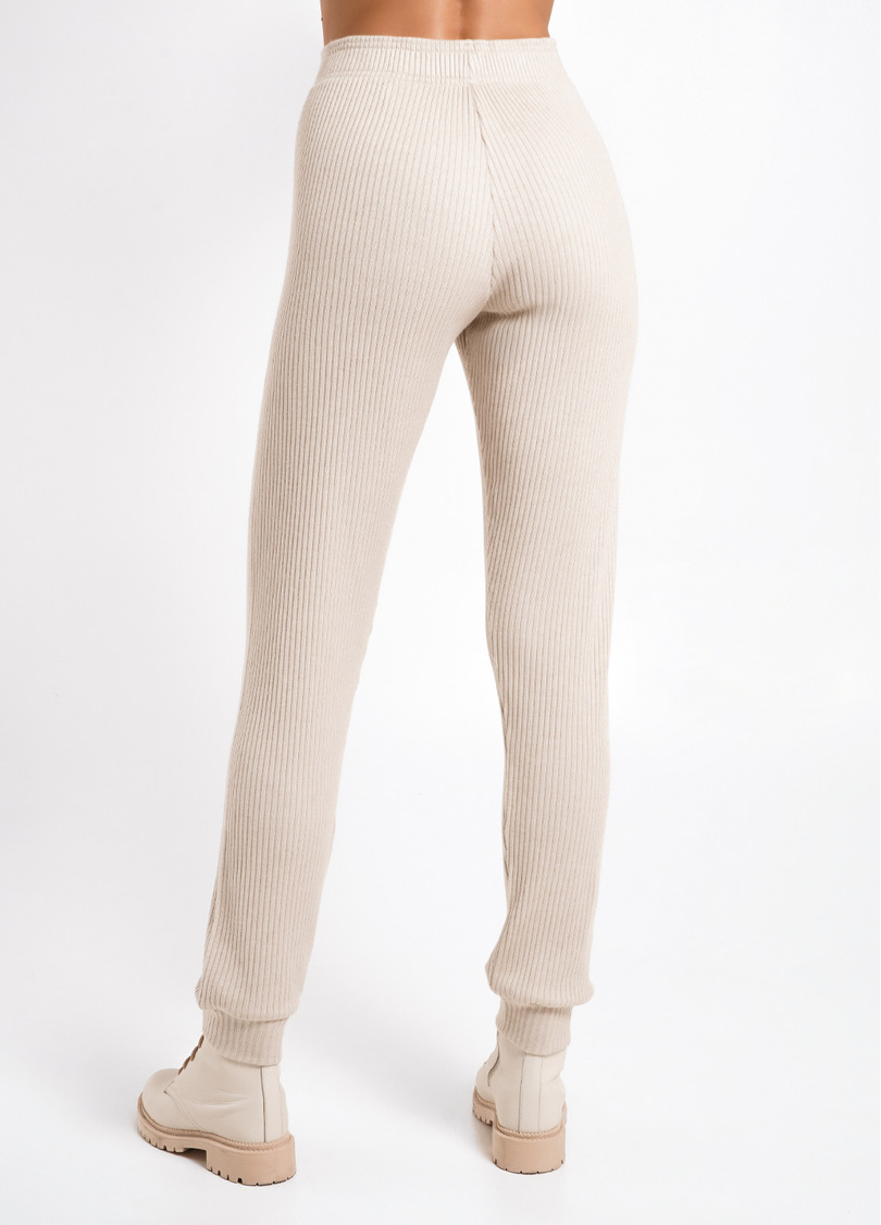 Штаны на манжетах рубчик WARMLY TOUCH 4308/150 light beige (бежевый)