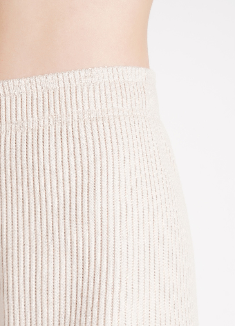 Штани на манжетах рубчик WARMLY TOUCH 4308/150 milk (молочний)