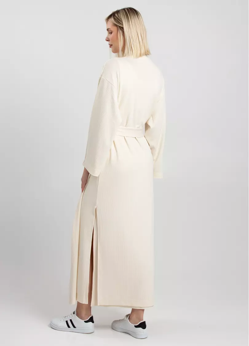 Довгий кардиган ESSENTIAL MILK 7402/320 light cream (молочний)