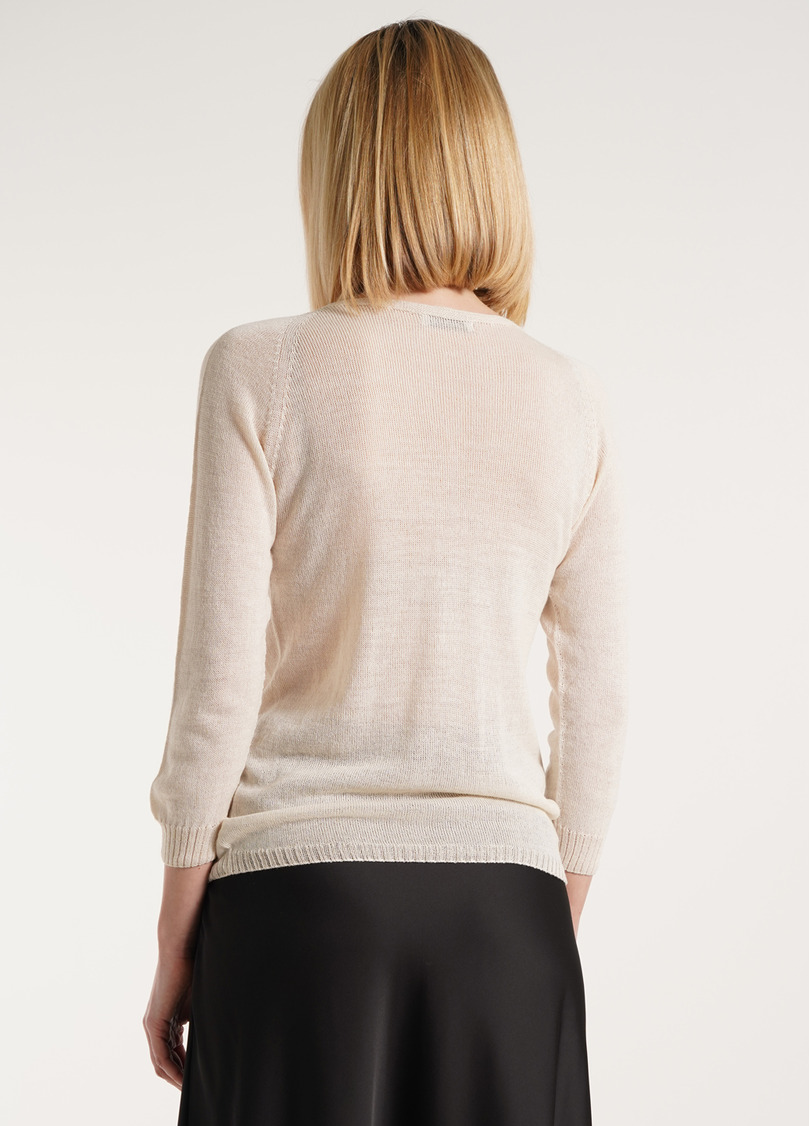 Тонкий джемпер из шерсти мериноса FREYJA 4419/230 beige (бежевый)