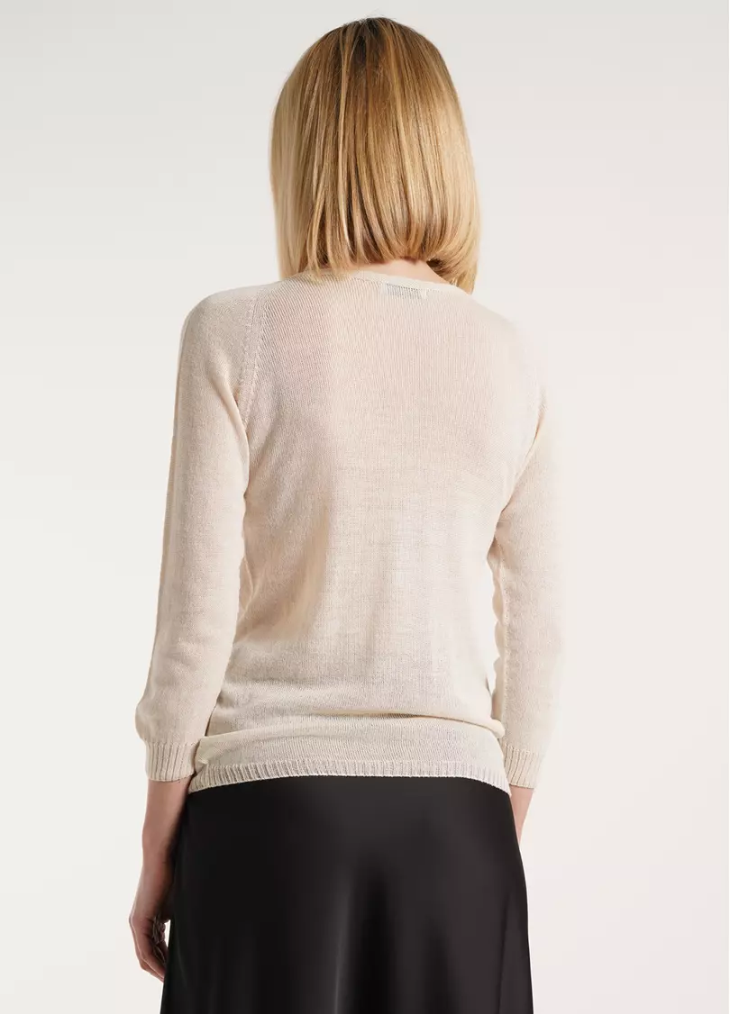 Тонкий джемпер из шерсти мериноса FREYJA 4419/230 beige (бежевый)