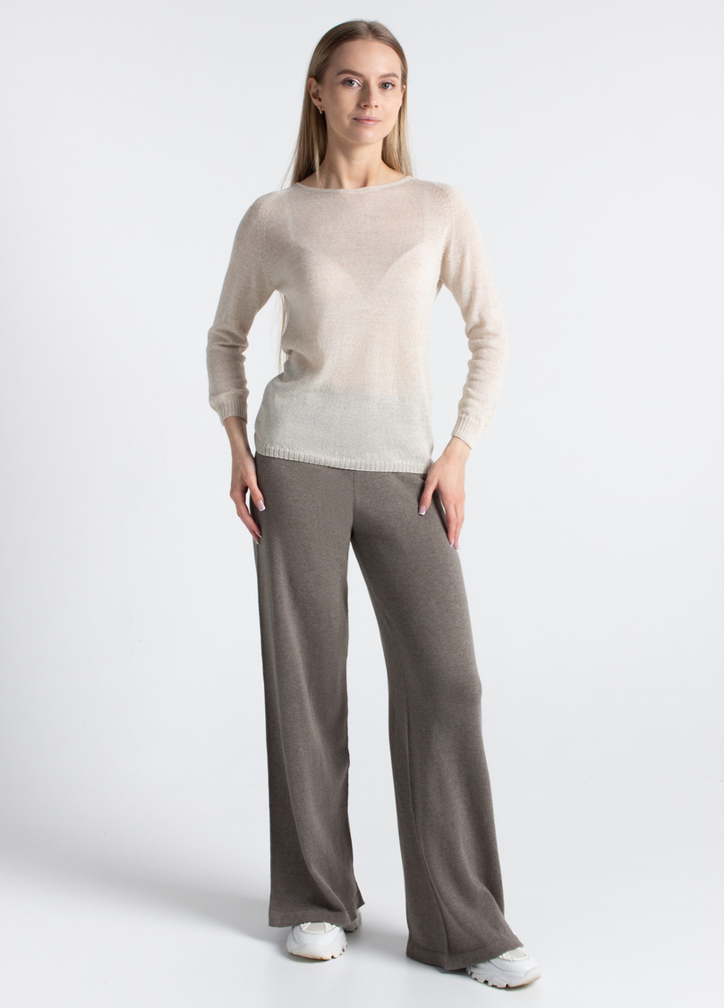 Тонкий джемпер из шерсти мериноса FREYJA 4419/230 grey (серый)