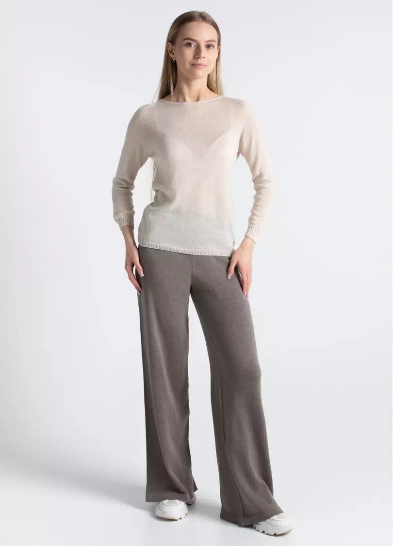 Тонкий джемпер из шерсти мериноса FREYJA 4419/230 grey (серый)