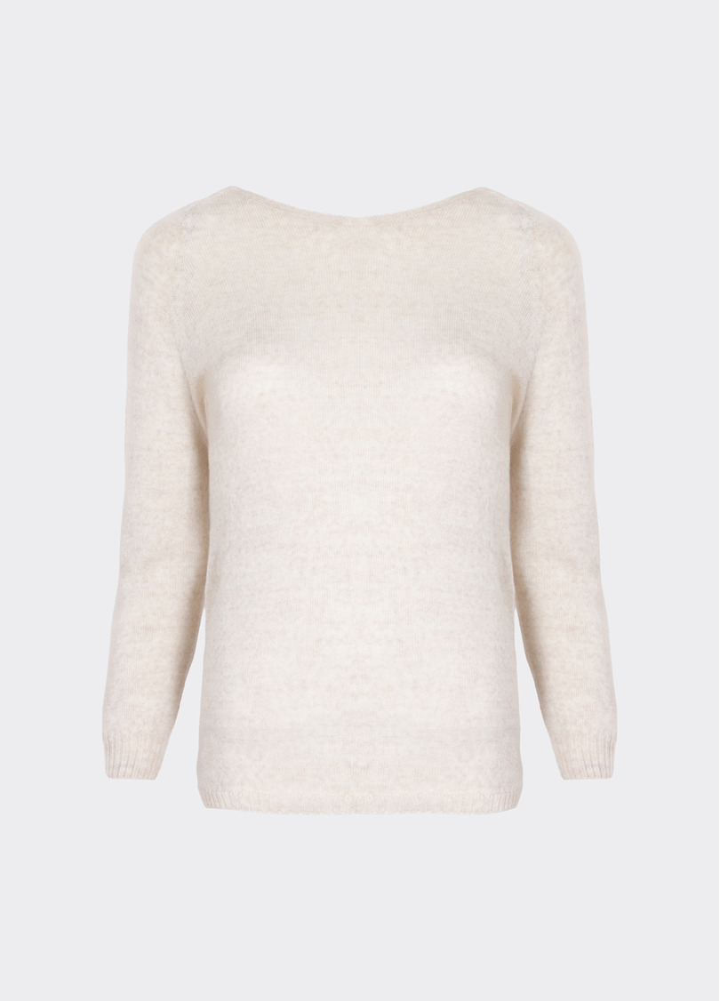 Тонкий джемпер из шерсти мериноса FREYJA 4419/230 grey (серый)