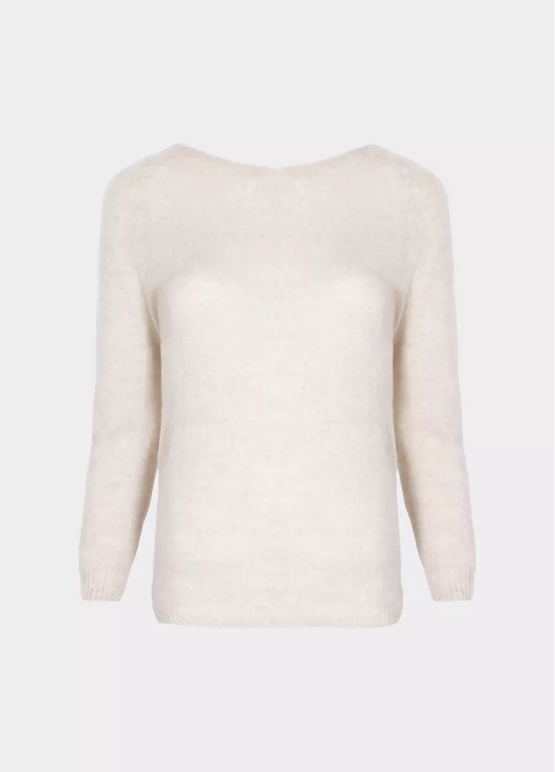 Тонкий джемпер из шерсти мериноса FREYJA 4419/230 grey (серый)