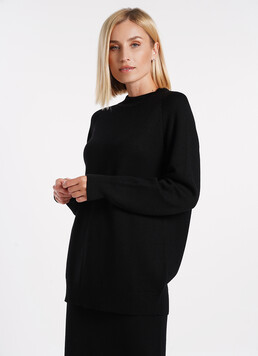 Джемпер удлиненный FREYJA 4421/230 black (черный)