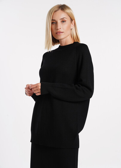 Джемпер удлиненный FREYJA 4421/230 black (черный)