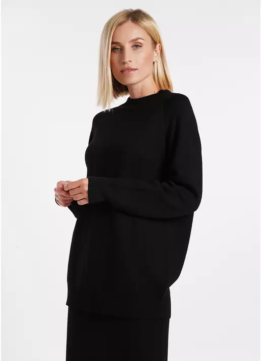 Джемпер удлиненный FREYJA 4421/230 black (черный)