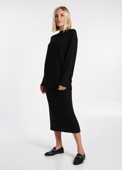 Джемпер удлиненный FREYJA 4421/230 black (черный)