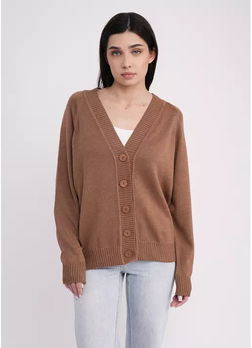 Кардиган FREYJA CTN 7401/230 dark brown (коричневий)