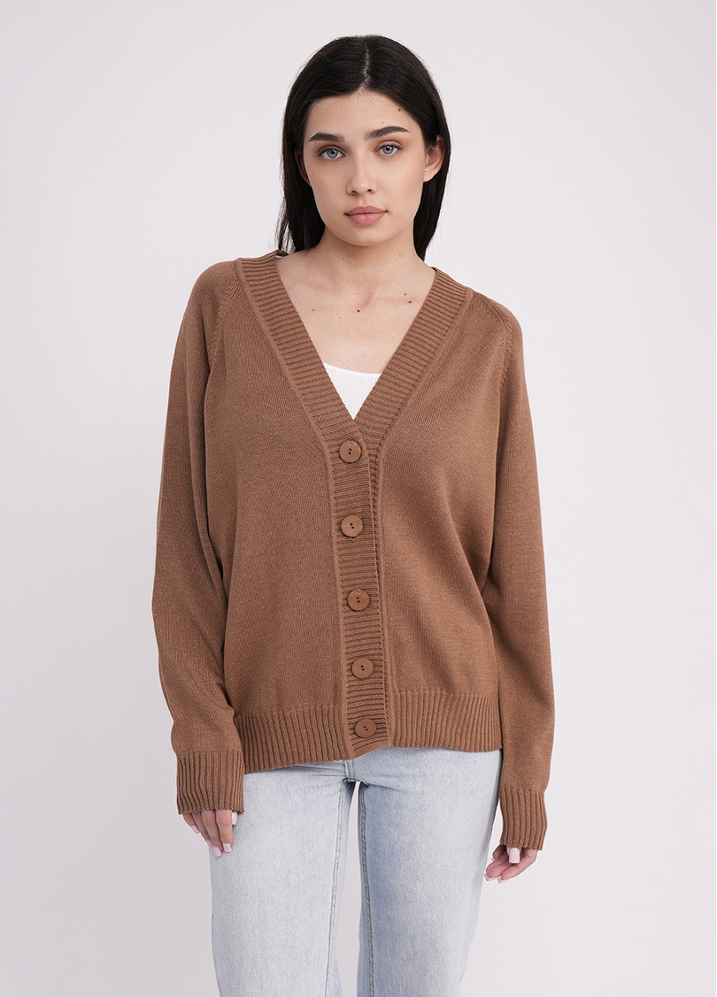 Кардиган FREYJA CTN 7401/230 dark brown (коричневий)