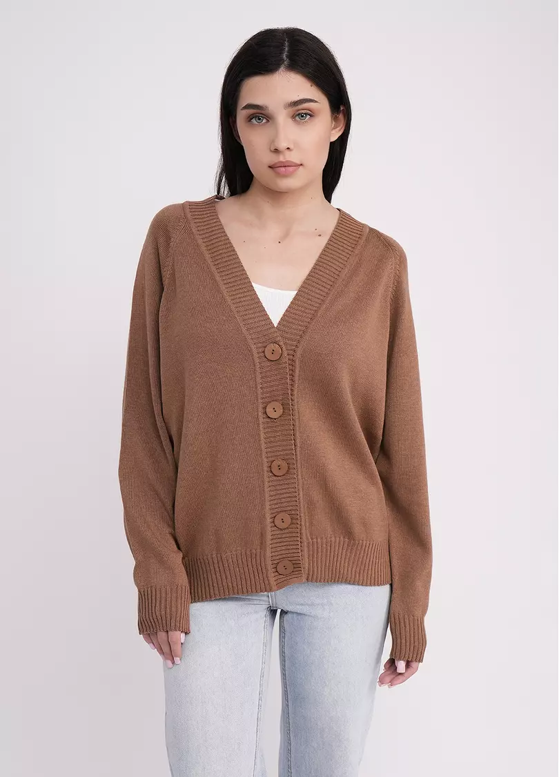 Кардиган FREYJA CTN 7401/230 dark brown (коричневий)