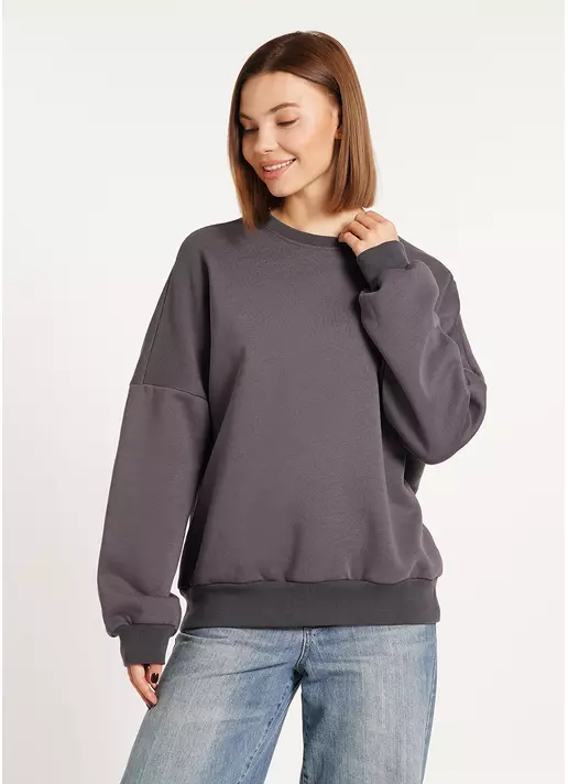 Свитшот на флисе SPORT STYLE 4413/170 grey (1) (серый)