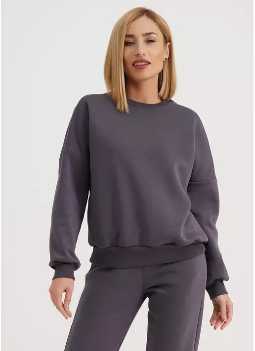 Світшот на флісі SPORT STYLE 4413/170 grey (сірий)