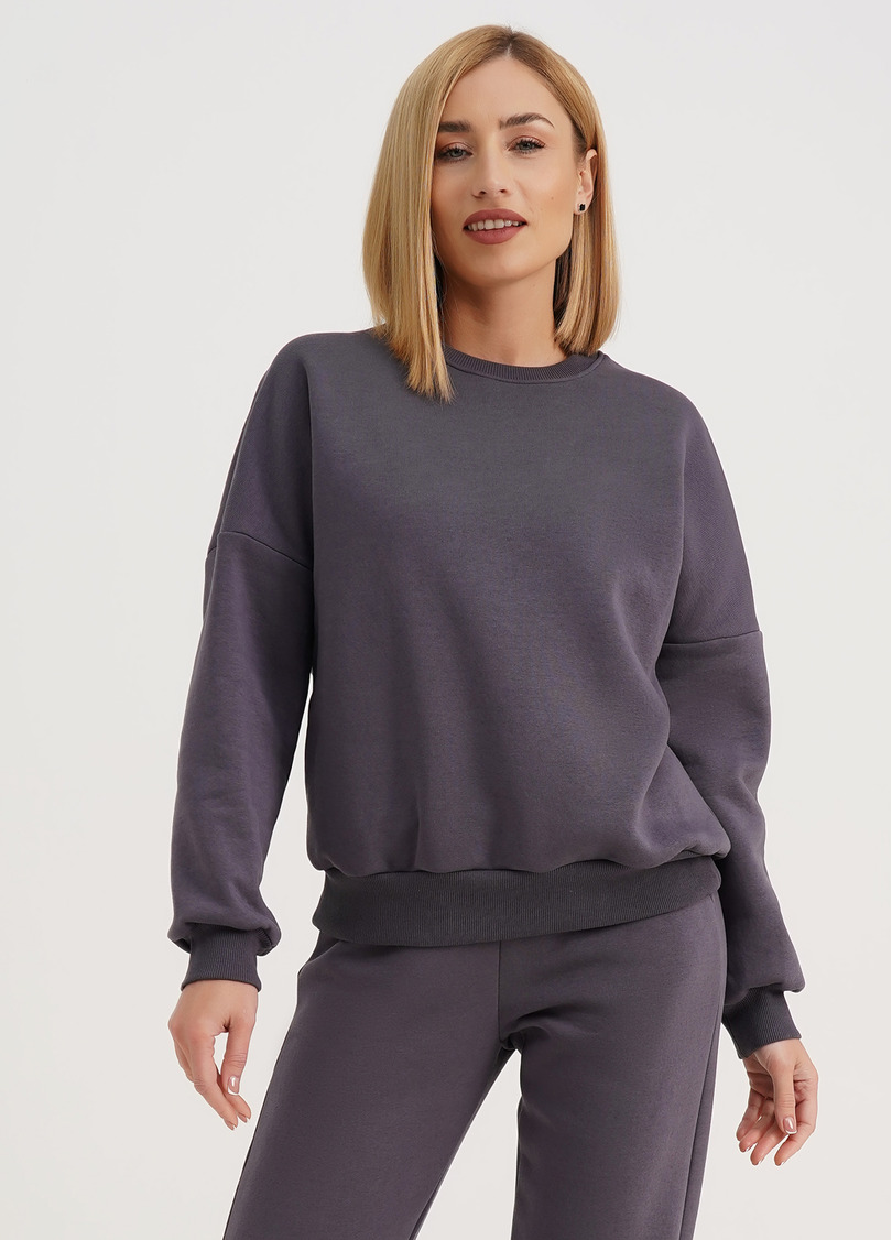 Світшот на флісі SPORT STYLE 4413/170 grey (сірий)