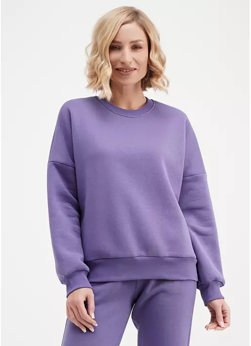 Свитшот на флисе SPORT STYLE 4413/170 plum (фиолетовый)