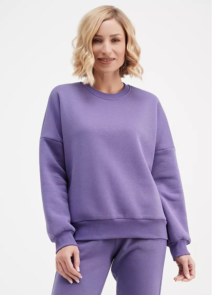 Свитшот на флисе SPORT STYLE 4413/170 plum (фиолетовый)