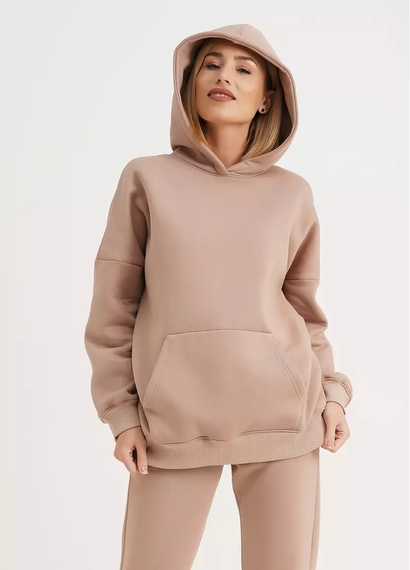 Худи на флисе SPORT STYLE 4414/170 beige (бежевый)