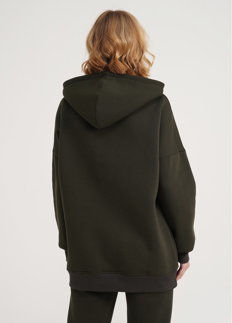 Худи на флисе SPORT STYLE 4414/170 khaki (хаки)