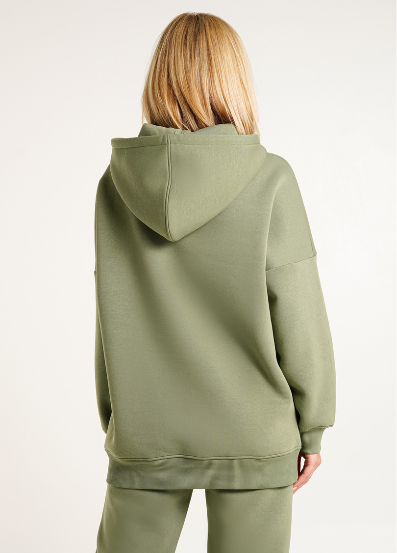 Худи на флисе SPORT STYLE 4414/170 olive (зеленый)