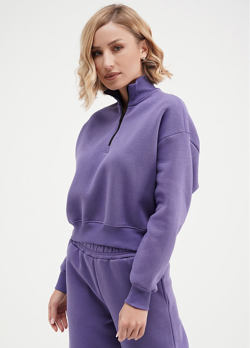 Світшот на блискавці SPORT STYLE 4416/170 plum (фіолетовий)