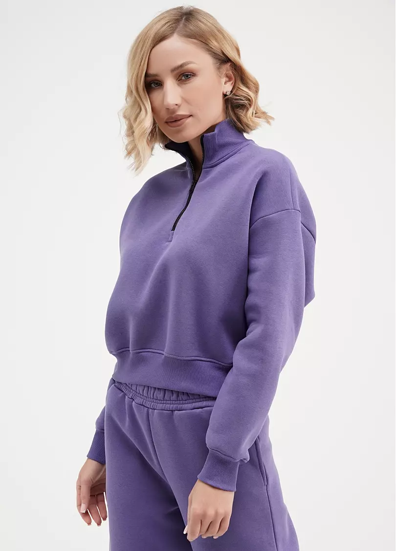 Світшот на блискавці SPORT STYLE 4416/170 plum (фіолетовий)