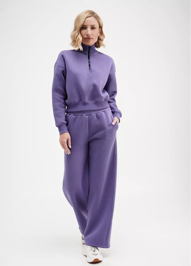 Світшот на блискавці SPORT STYLE 4416/170 plum (фіолетовий)