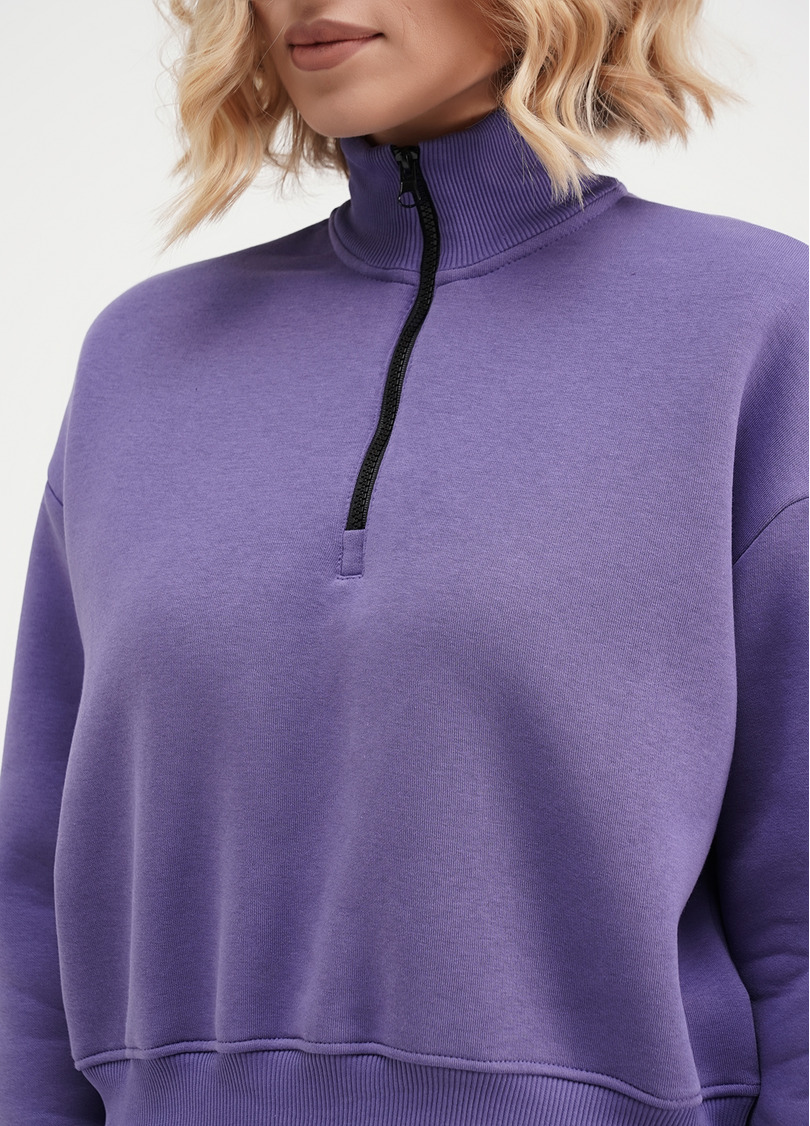 Світшот на блискавці SPORT STYLE 4416/170 plum (фіолетовий)