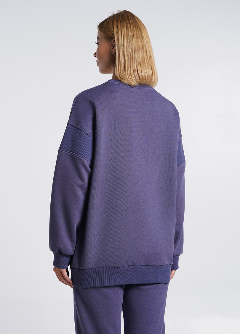 Хлопковый свитшот STREET STYLE 4423/160 jeans (фиолетовый)