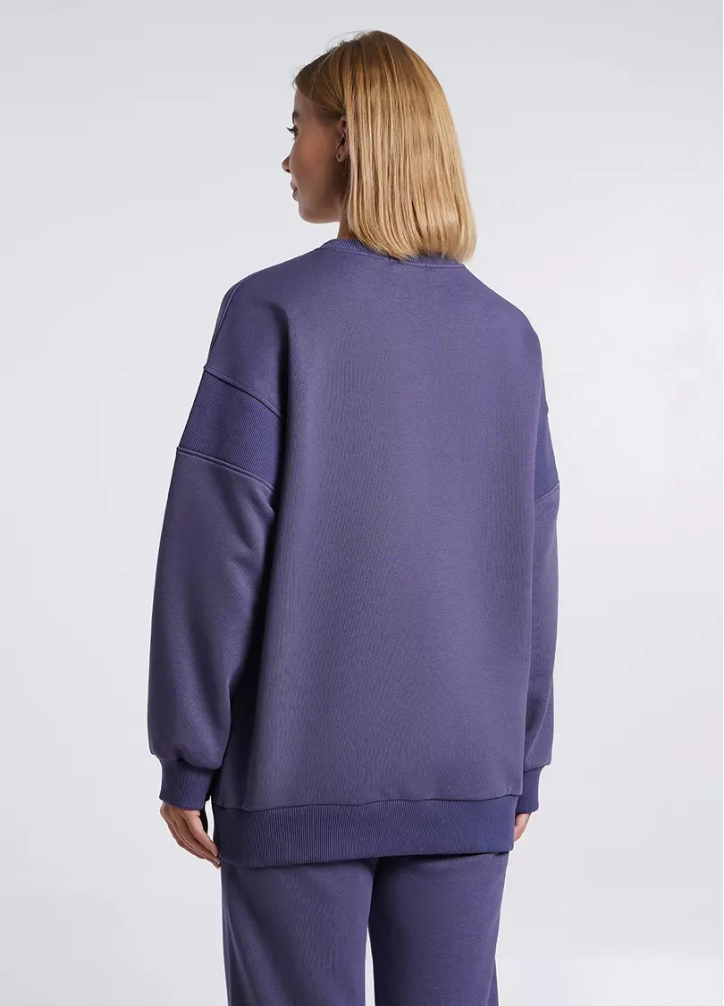 Хлопковый свитшот STREET STYLE 4423/160 jeans (фиолетовый)