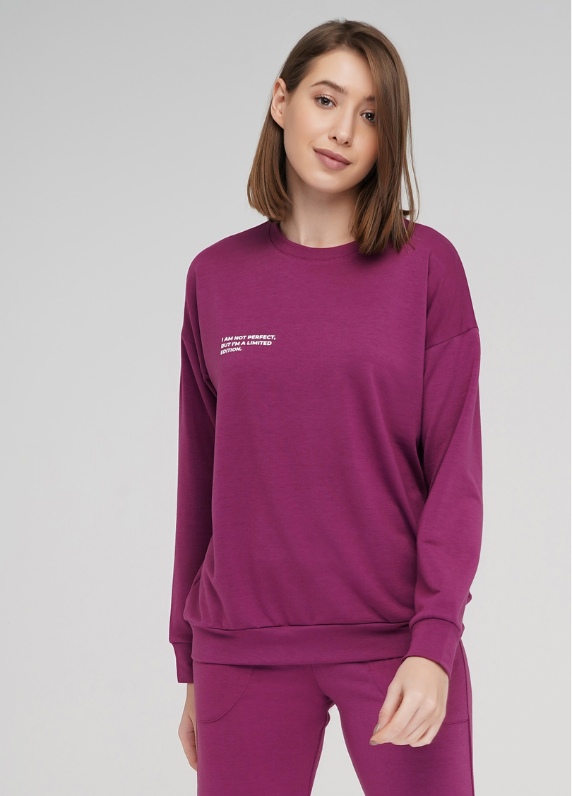 Женский спортивный свитшот SWEATSHIRT SPORT 4408/010 (фуксия)