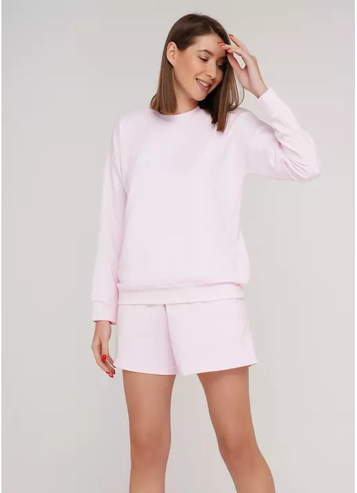Женский спортивный свитшот SWEATSHIRT SPORT 4408/010 (нежно-розовый)